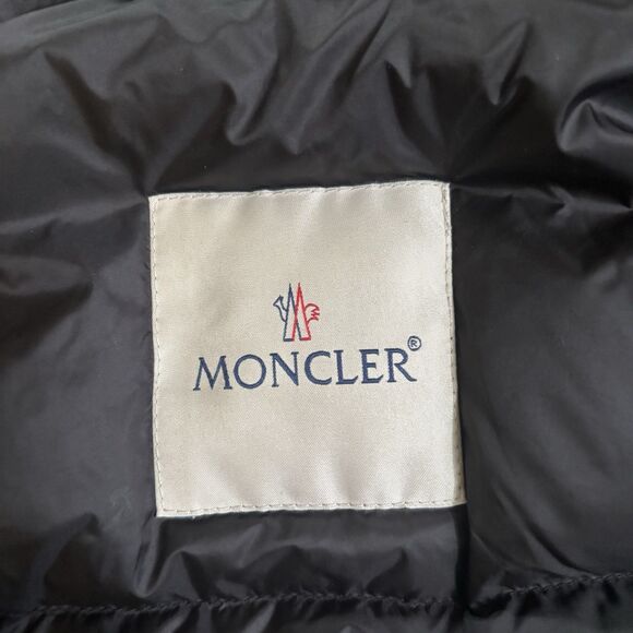 MONCLER Genius 7 Moncler Fragment Navy Shady Down Denim Jacket Authentic Size XL - Picture 9 of 16